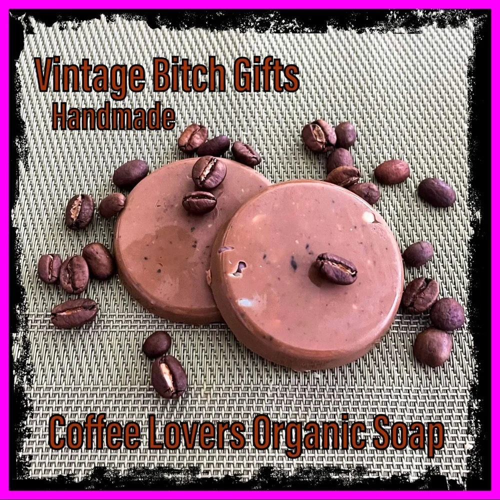 Vintage BitchGifts New Organic Handmade Coffee Lovers Soap Scrub - Picture 9 of 10
